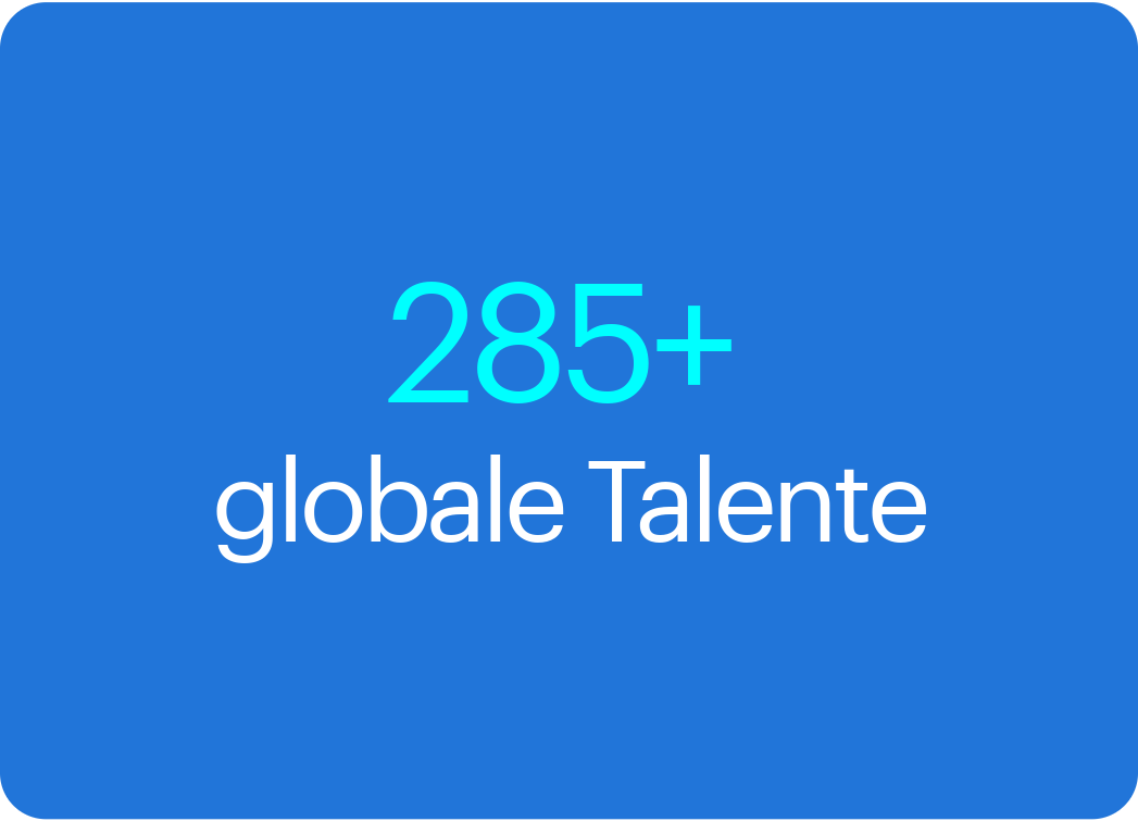 285+ globale Talente