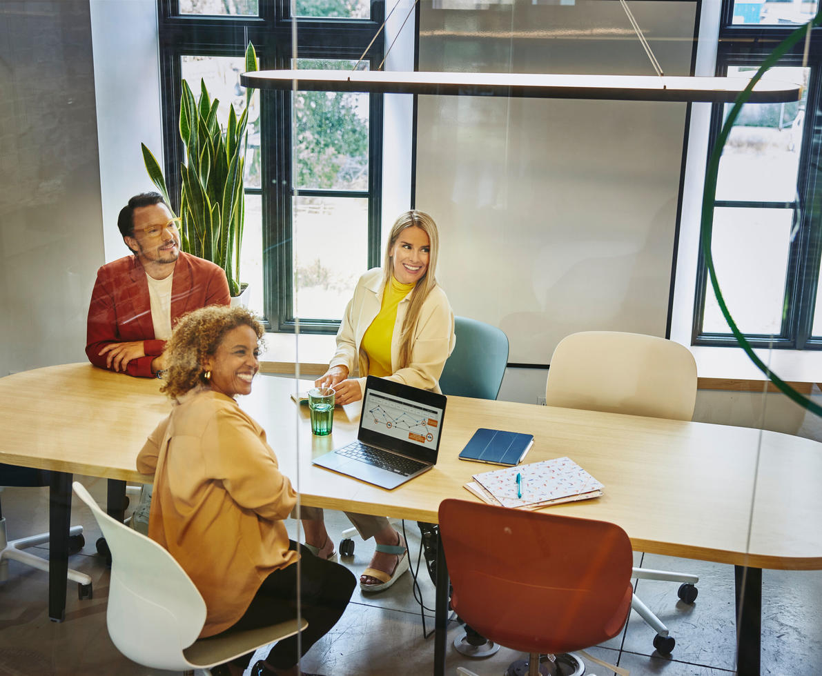 people on table